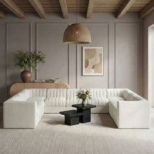 Load image into Gallery viewer, Rummi - Velvet Performance Fabric Upholstered 9 Piece Modular Sectional
