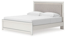 Load image into Gallery viewer, Zuraleus - Upholstered Panel Platform Bed With Roll Slats
