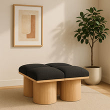 Load image into Gallery viewer, Pavilion - 4 Piece Modular Bench With Natural Base
