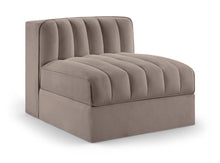 Load image into Gallery viewer, Rummi - Velvet Performance Fabric Upholstered Modular Armless Chair
