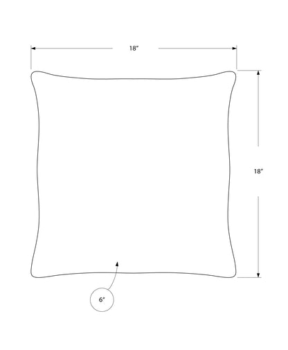 Square Pillows, Insert Included, Decorative Throw, Hypoallergenic