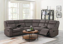 Load image into Gallery viewer, U90 - 3 Piece Reclining Sectional - Brown
