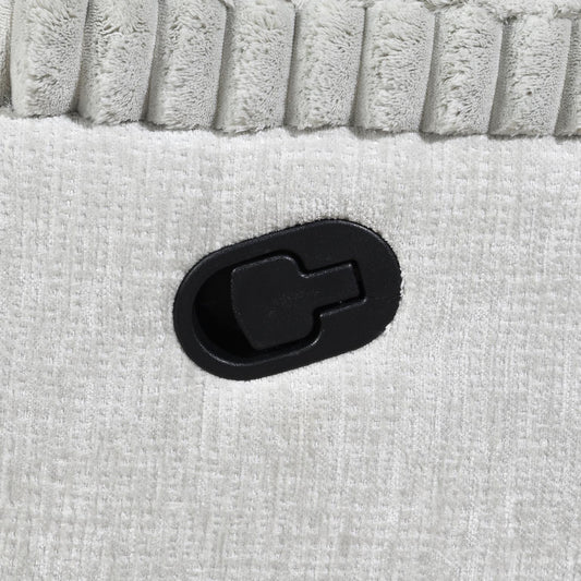 U182 - Corduroy Motion Chair - Gray