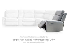 Load image into Gallery viewer, Social Pointe - RAF Zero Wall Power Recliner - Pearl / Ash
