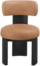 Load image into Gallery viewer, Atelier - Vegan Leather Upholstered Dining Chair (Set of 2) - Black Frame
