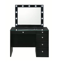 Load image into Gallery viewer, Crown Mark Furniture Avery Vanity in Black B4850BK
