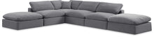 Load image into Gallery viewer, Comfy - 6 Piece Velvet Modular Sectional
