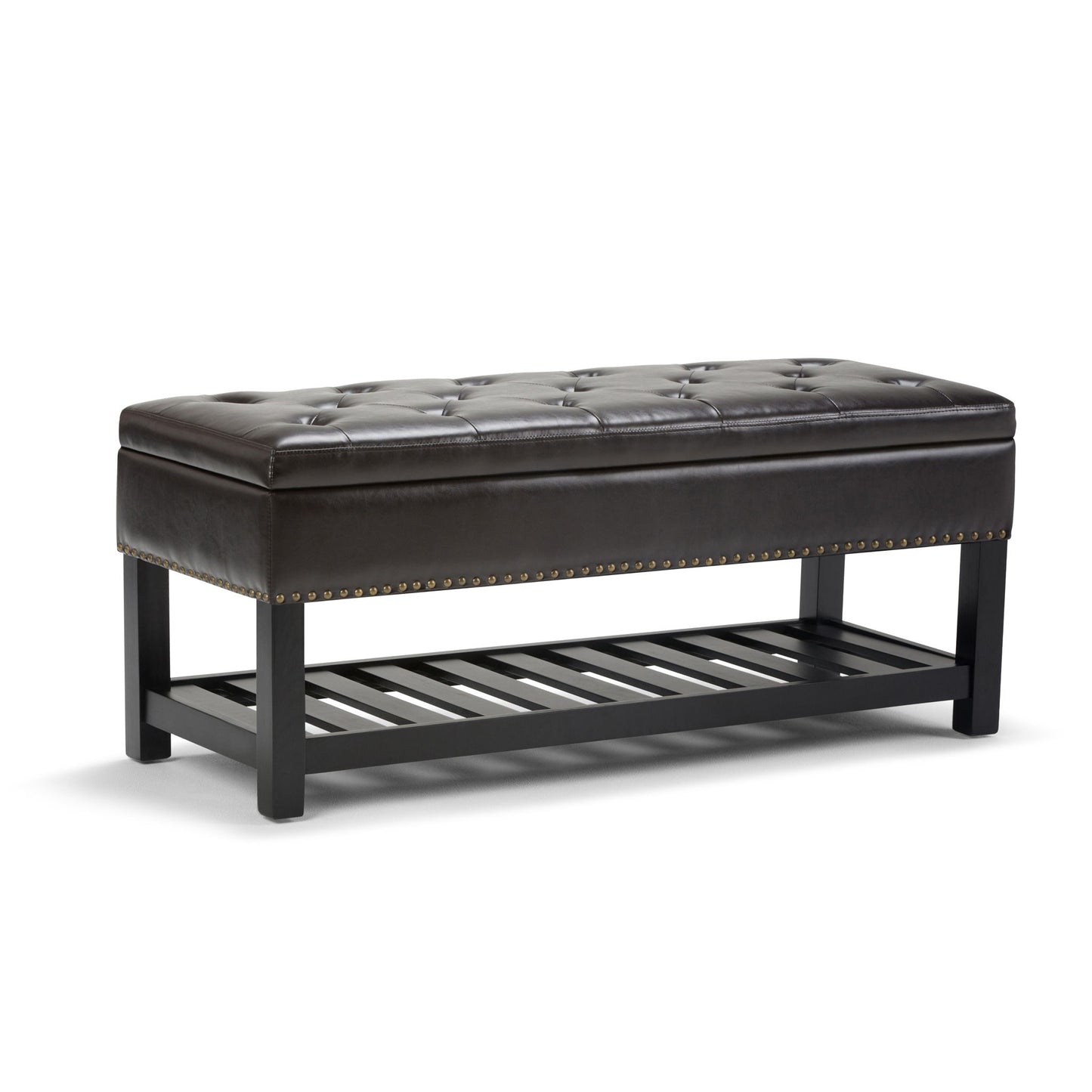 Lomond - Storage Ottoman Bench - Tanners Brown
