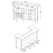 Load image into Gallery viewer, Bellemore Home Bar - Ego Home Furniture
