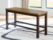 Load image into Gallery viewer, Rylandeen - Double Counter Height Bench - Light Brown / Dark Brown
