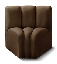 Load image into Gallery viewer, Arc - Velvet Curved Corner Chair
