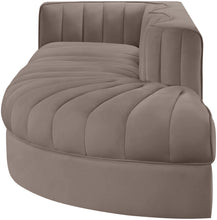 Load image into Gallery viewer, Rummi - Velvet Performance Fabric Upholstered 3 Piece Modular Sectional

