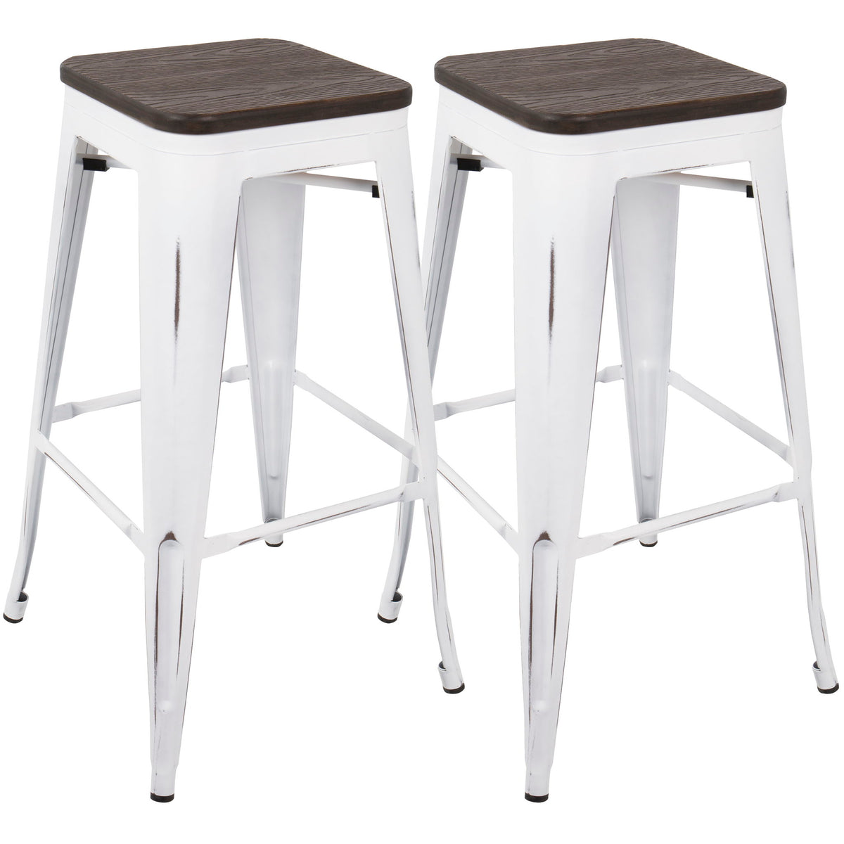 Oregon - Contemporary Barstool (Set of 2) - Ego Home Furniture