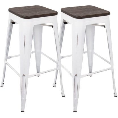 Oregon - Contemporary Barstool (Set of 2) - Ego Home Furniture