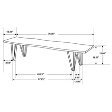 Load image into Gallery viewer, Neve Dining Bench
