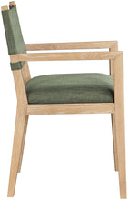 Load image into Gallery viewer, Avon - Linen Textured Performance Fabric Upholstered Dining Arm Chair
