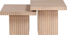 Load image into Gallery viewer, Spencer - 18" Oak Veneer 2 Piece Coffee Table
