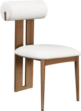 Load image into Gallery viewer, Dario - Faux Leather Dining Chair With Brown Frame (Set of 2)
