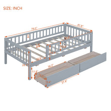 Load image into Gallery viewer, Multifunctional Wooden Daybed Bed
