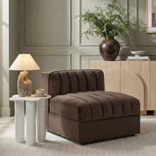 Load image into Gallery viewer, Rummi - Velvet Performance Fabric Upholstered Modular Armless Chair
