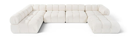 Orin - 6 Piece Modular Sectional (3 Modular Chairs, 2 Corner Chairs & Ottoman)