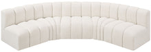 Load image into Gallery viewer, Arc - Boucle Fabric 5 Piece U-Shaped Modular Sofa
