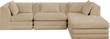 Load image into Gallery viewer, Stellar - 4 Piece Upholstered Modular Sectional
