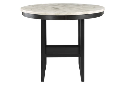 D40011 - 5 Piece Dining Room Set (D40011 Bar Table And D1622 Four Bar Stools) - Dark Gray