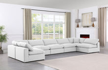 Load image into Gallery viewer, Comfy - 7 Piece Linen Modular Armless Sectional
