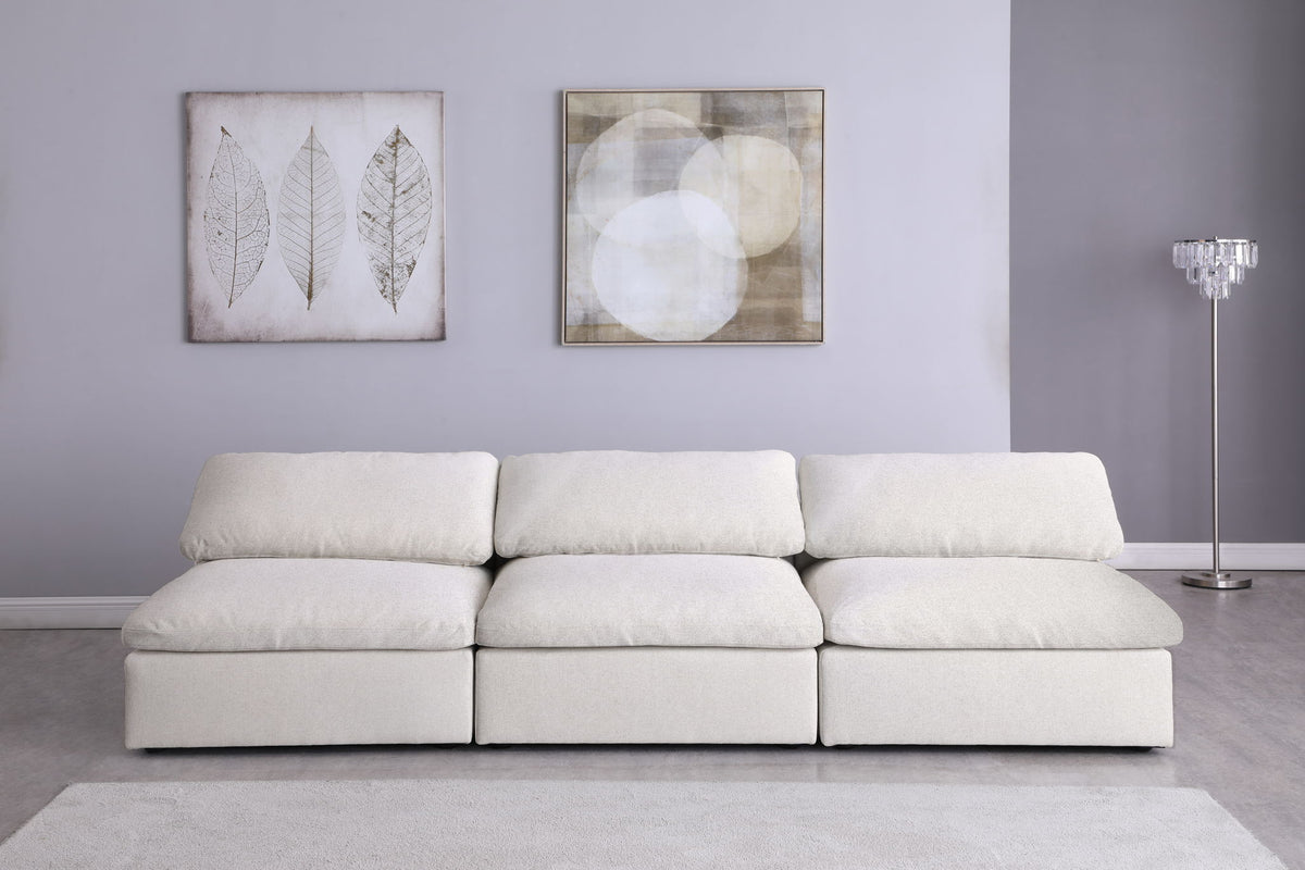 Serene - Modular Armless 3 Seat Sofa