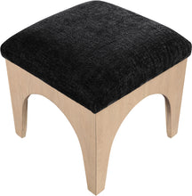 Load image into Gallery viewer, Lawson - Chenille Fabric Ottoman - Natural Base
