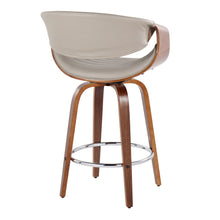 Load image into Gallery viewer, Symphony - Mid Century Modern Fixed Height Counter Stool &amp; Swivel With Round Footrest (Set of 2)
