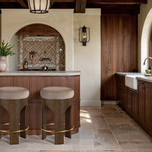 Load image into Gallery viewer, Bocceli - Counter Stool - Brown Base
