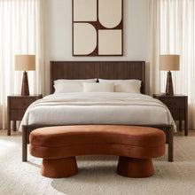 Load image into Gallery viewer, Zenna - Velvet Bench - Cognac
