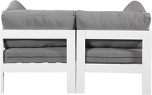 Load image into Gallery viewer, Nizuc - Outdoor Patio 2 Seat Modular Sofa With White Frame
