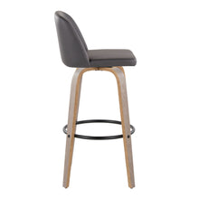 Load image into Gallery viewer, Toriano - Mid-Century Modern Fixed Height BarStool With Round Footrest (Set of 2)
