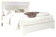 Load image into Gallery viewer, Pompei - Queen Bed / King Bed Side Rails - Metallic White
