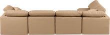 Load image into Gallery viewer, Indulge - Faux Leather 5 Piece Modular Sectional - Tan
