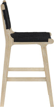Load image into Gallery viewer, Entwine - Vegan Leather Upholstered Counter Stool - Painted Natural

