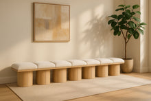 Load image into Gallery viewer, Pavilion - 7 Piece Modular Bench With Natural Base
