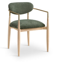 Load image into Gallery viewer, Riccio - Fabric Dining Arm Chair (Set of 2) - Natural Frame
