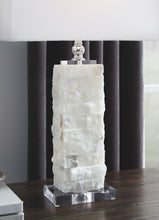 Load image into Gallery viewer, Malise - Alabaster Table Lamp  - White
