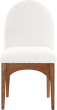 Load image into Gallery viewer, Waldorf - Boucle Dining Side Chair With Brown Legs
