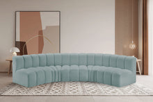 Load image into Gallery viewer, Arc - Faux Leather 5 Piece U-Shaped Modular Sofa
