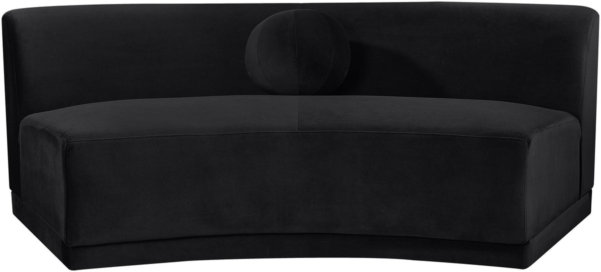 Avra - Velvet Performance Fabric Upholstered Armless Sofa