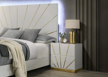 Load image into Gallery viewer, B205 - Nightstand - White / Gold
