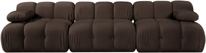 Orin - Velvet 3 Piece Modular Sofa