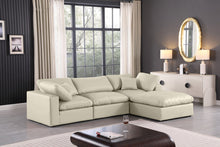 Load image into Gallery viewer, Comfy - 4 Piece Faux Leather Modular Sectional With Chaise
