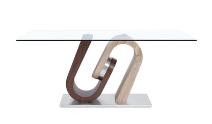 D4126 - Dining Table Base - Silver