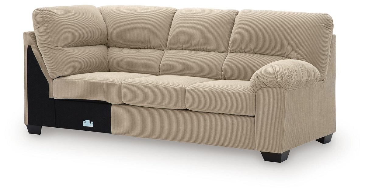 SimpleJoy - RAF Sofa With Corner Wedge - Sand